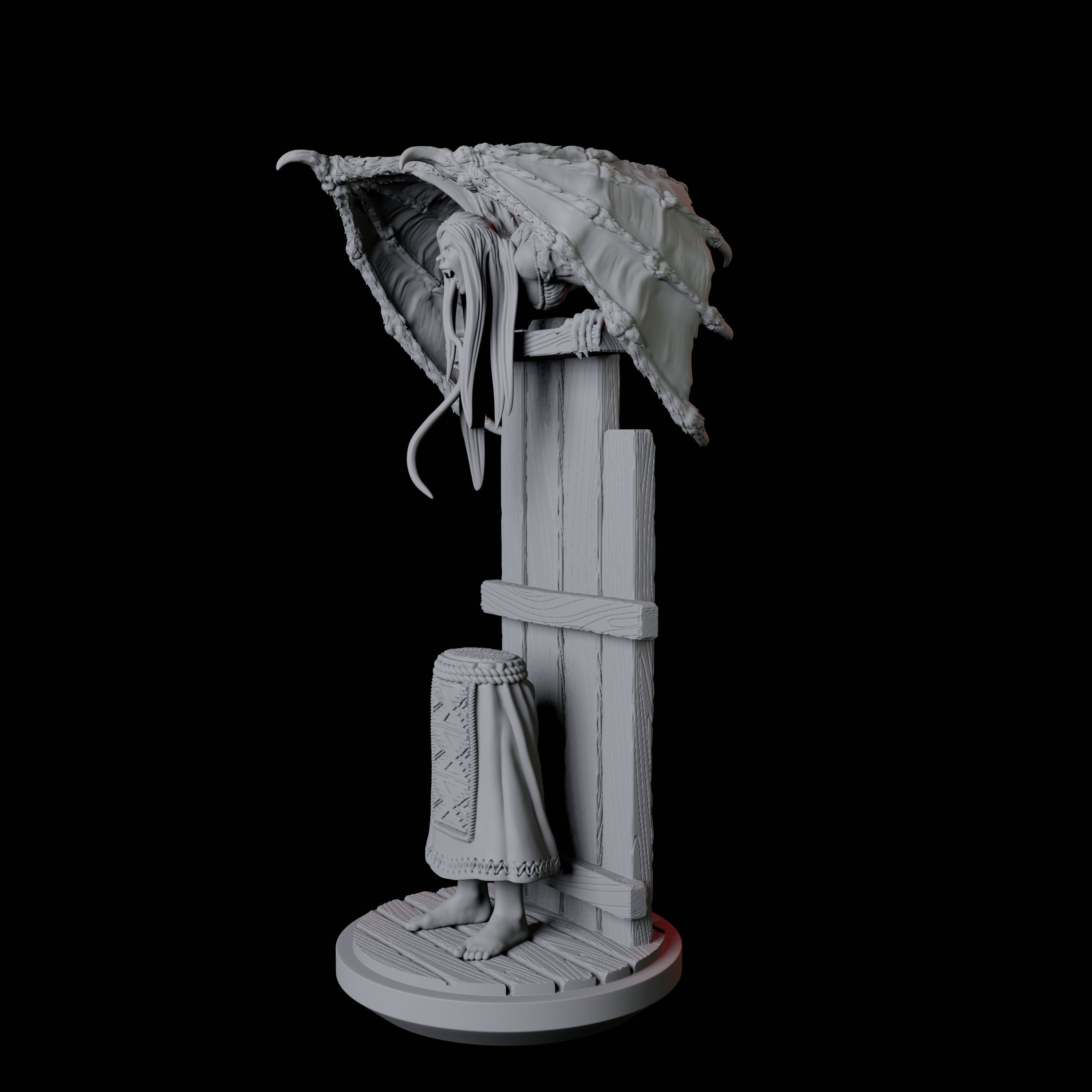 Screeching Manananggal C Miniature for Dungeons and Dragons, Pathfinder or other TTRPGs