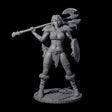Screemel - Confident Barbarian Miniature for Dungeons and Dragons, Pathfinder or other TTRPGs
