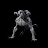 Screetching Dire Ram Miniature for Dungeons and Dragons, Pathfinder or other TTRPGs