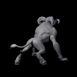 Screetching Dire Ram Miniature for Dungeons and Dragons, Pathfinder or other TTRPGs