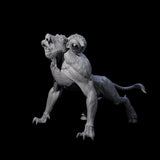 Screetching Dire Ram Miniature for Dungeons and Dragons, Pathfinder or other TTRPGs