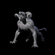 Screetching Dire Ram Miniature for Dungeons and Dragons, Pathfinder or other TTRPGs