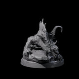 Screetching Giant Basilisk Miniature for Dungeons and Dragons, Pathfinder or other TTRPGs