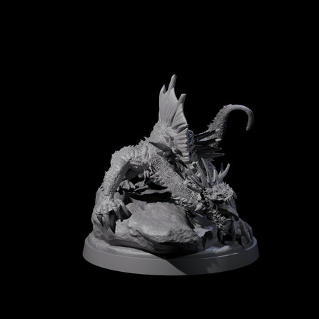 Screetching Giant Basilisk Miniature for Dungeons and Dragons, Pathfinder or other TTRPGs