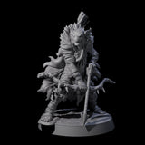 Sculking Marsh Archer A Miniature for Dungeons and Dragons, Pathfinder or other TTRPGs