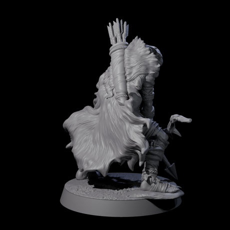 Sculking Marsh Archer A Miniature for Dungeons and Dragons, Pathfinder or other TTRPGs