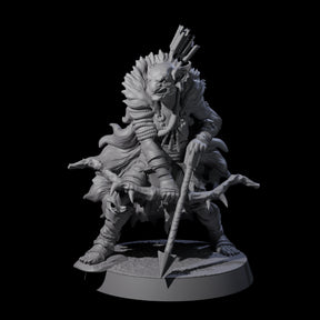 Sculking Marsh Archer A Miniature for Dungeons and Dragons, Pathfinder or other TTRPGs