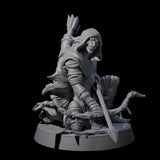 Sculking Marsh Archer C Miniature for Dungeons and Dragons, Pathfinder or other TTRPGs