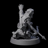 Sculking Marsh Archer C Miniature for Dungeons and Dragons, Pathfinder or other TTRPGs
