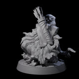 Sculking Marsh Archer C Miniature for Dungeons and Dragons, Pathfinder or other TTRPGs