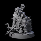 Sculking Marsh Archer C Miniature for Dungeons and Dragons, Pathfinder or other TTRPGs