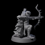 Sculking Marsh Archer D Miniature for Dungeons and Dragons, Pathfinder or other TTRPGs