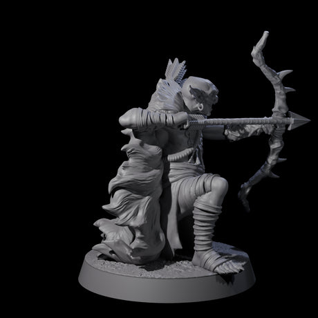 Sculking Marsh Archer D Miniature for Dungeons and Dragons, Pathfinder or other TTRPGs