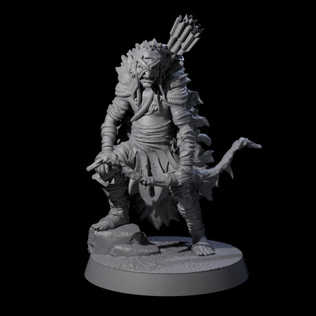 Sculking Marsh Archer E Miniature for Dungeons and Dragons, Pathfinder or other TTRPGs