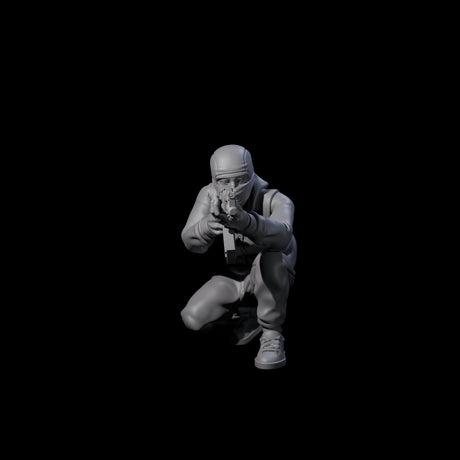 Scummy Russian Mercenaries Miniature for Dungeons and Dragons, Pathfinder or other TTRPGs