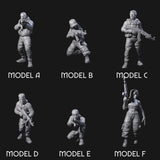 Scummy Russian Mercenaries Miniature for Dungeons and Dragons, Pathfinder or other TTRPGs