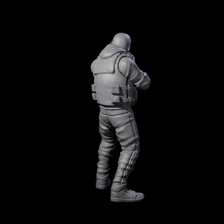 Scummy Russian Mercenary A Miniature for Dungeons and Dragons, Pathfinder or other TTRPGs