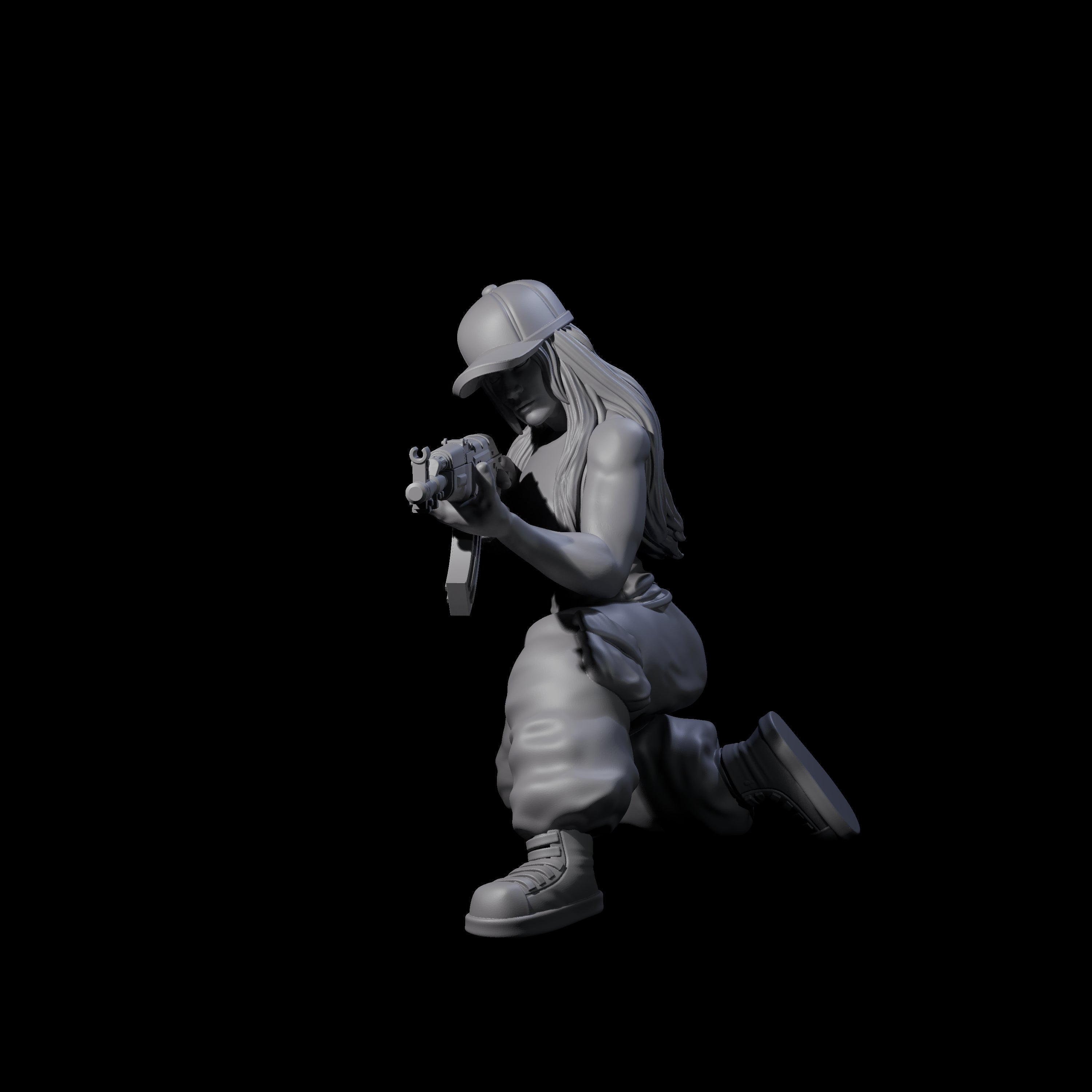 Scummy Russian Mercenary B Miniature for Dungeons and Dragons, Pathfinder or other TTRPGs