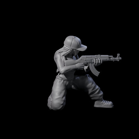 Scummy Russian Mercenary B Miniature for Dungeons and Dragons, Pathfinder or other TTRPGs