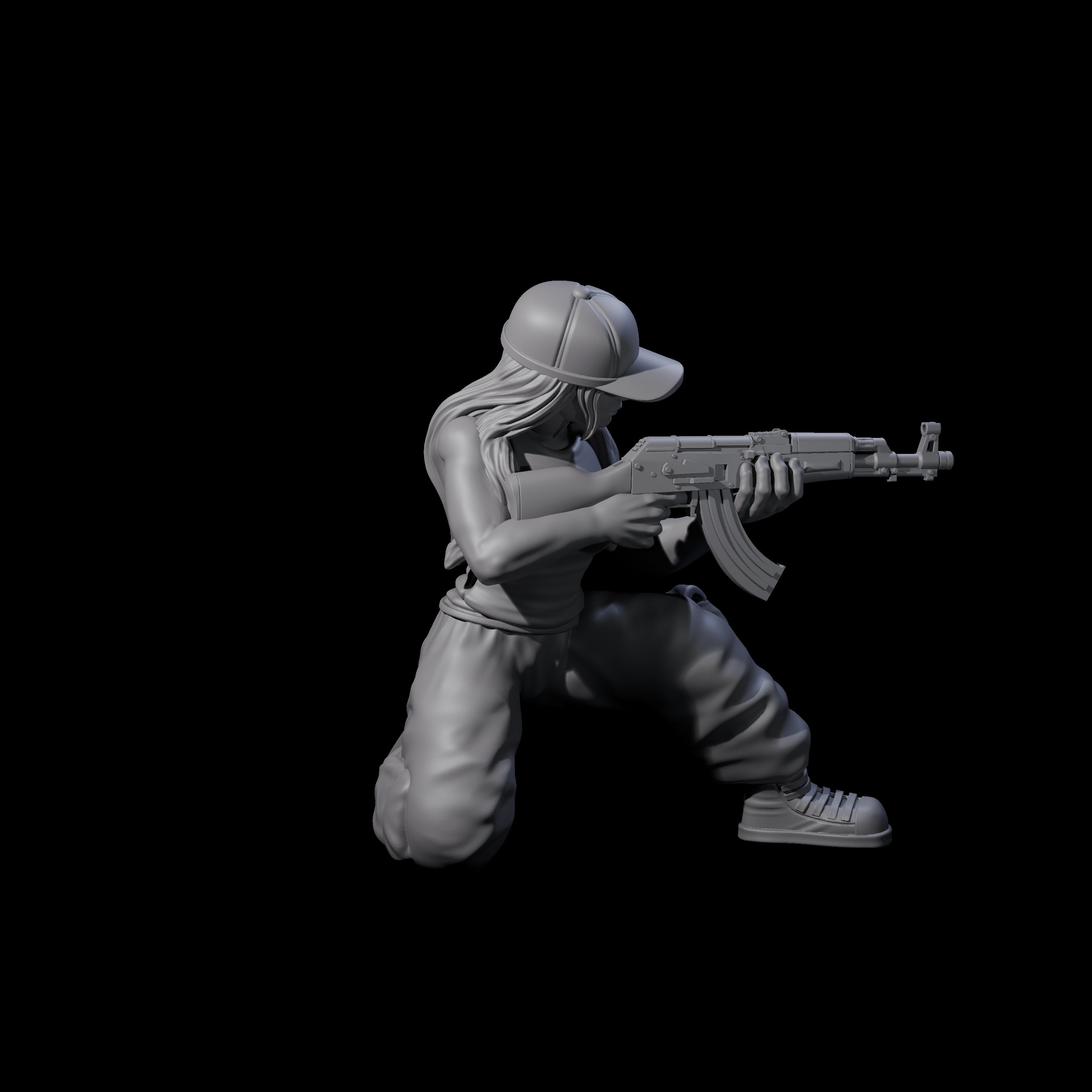 Scummy Russian Mercenary B Miniature for Dungeons and Dragons, Pathfinder or other TTRPGs