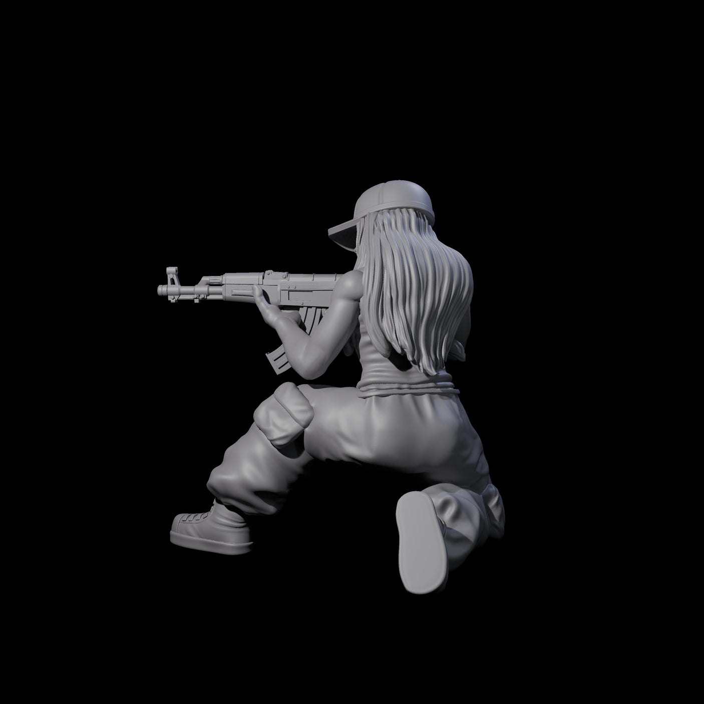 Scummy Russian Mercenary B Miniature for Dungeons and Dragons, Pathfinder or other TTRPGs