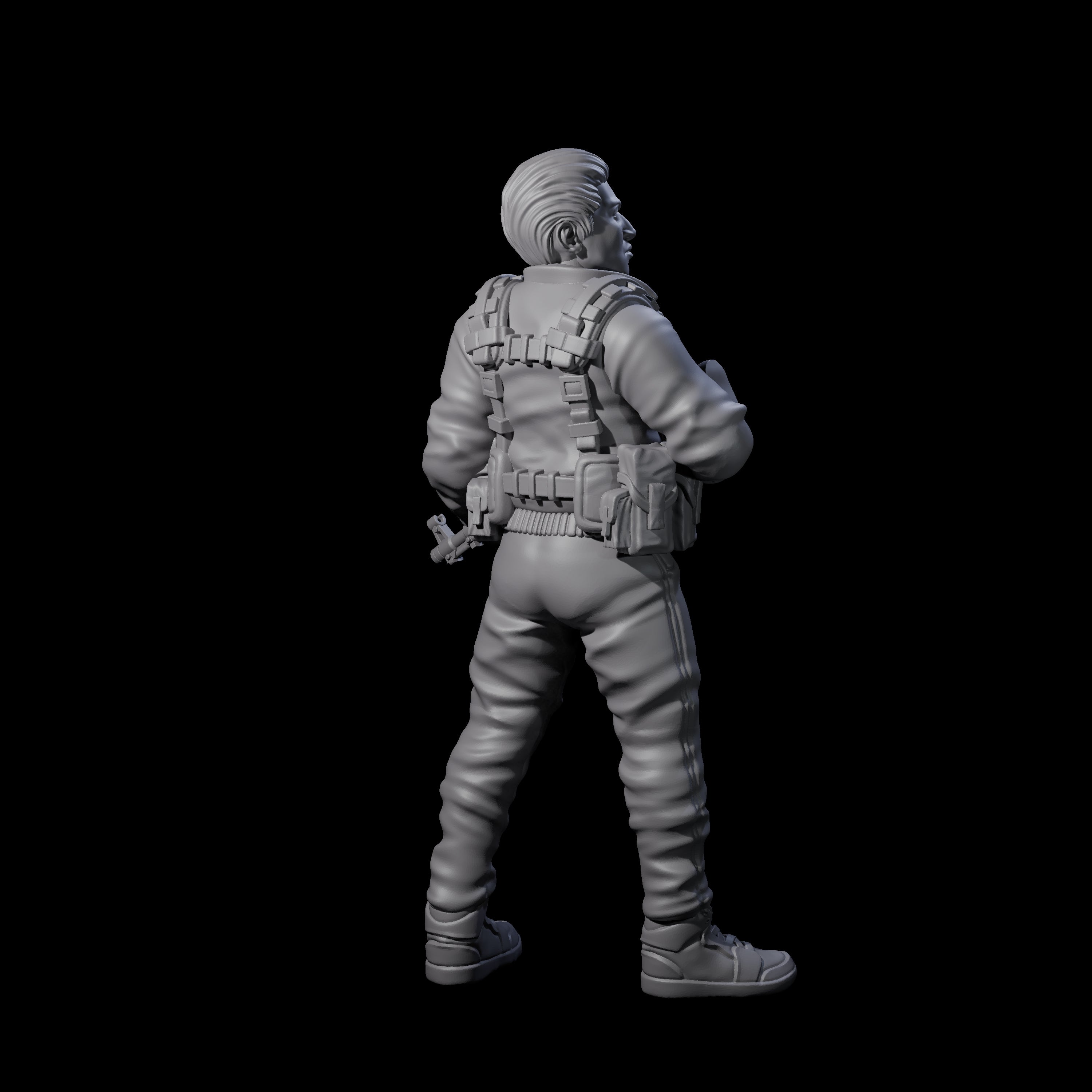 Scummy Russian Mercenary C Miniature for Dungeons and Dragons, Pathfinder or other TTRPGs