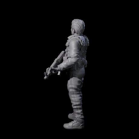 Scummy Russian Mercenary C Miniature for Dungeons and Dragons, Pathfinder or other TTRPGs