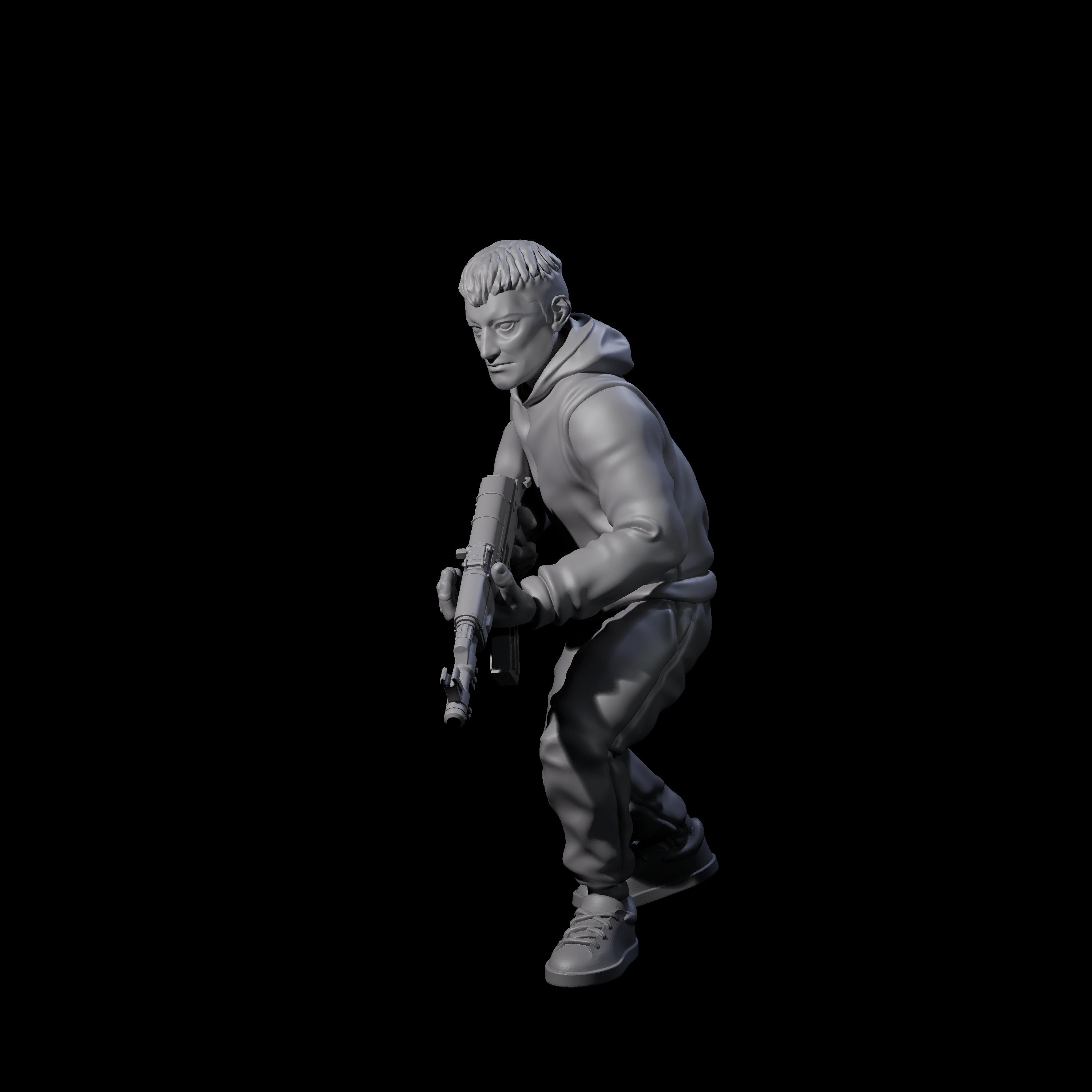 Scummy Russian Mercenary D Miniature for Dungeons and Dragons, Pathfinder or other TTRPGs