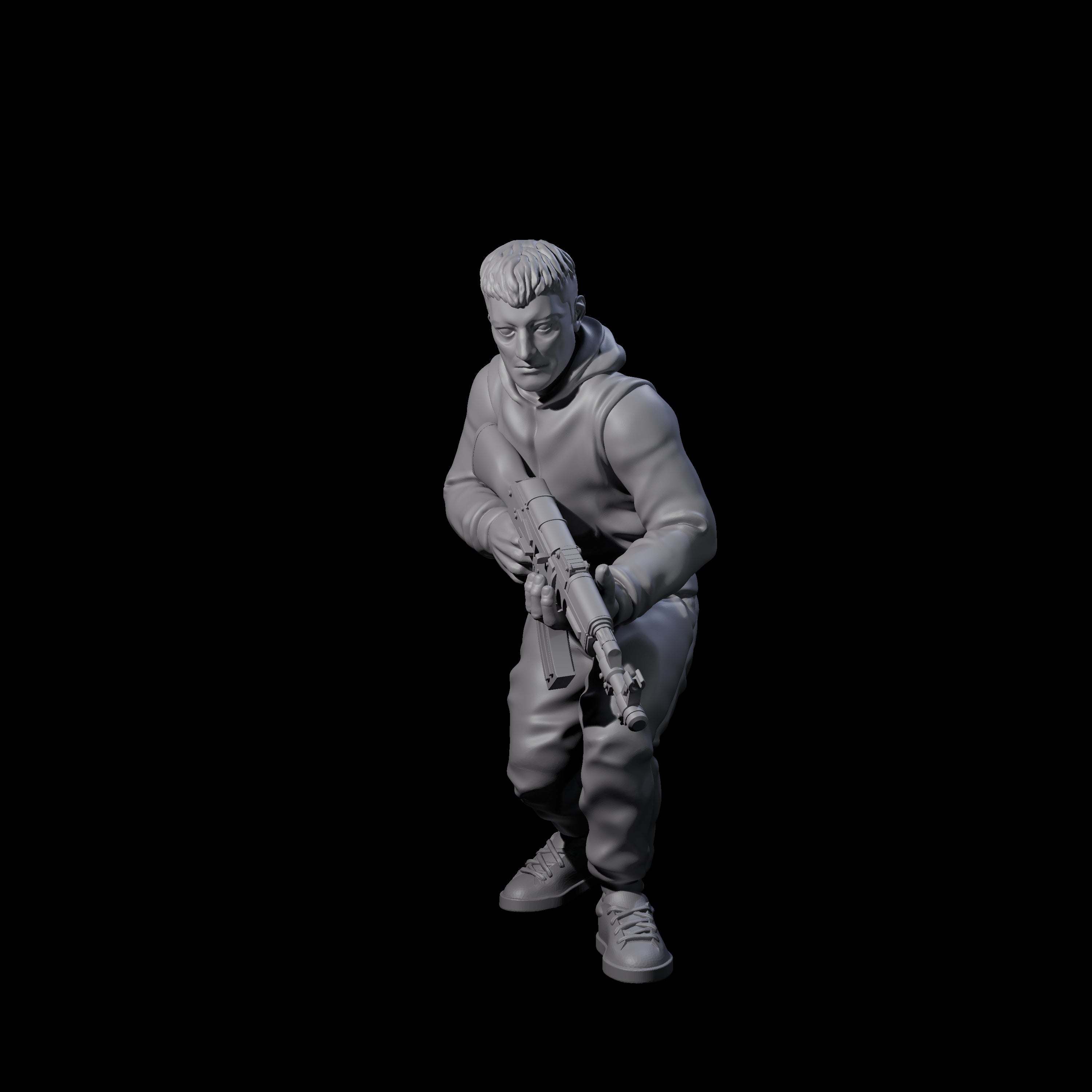 Scummy Russian Mercenary D Miniature for Dungeons and Dragons, Pathfinder or other TTRPGs