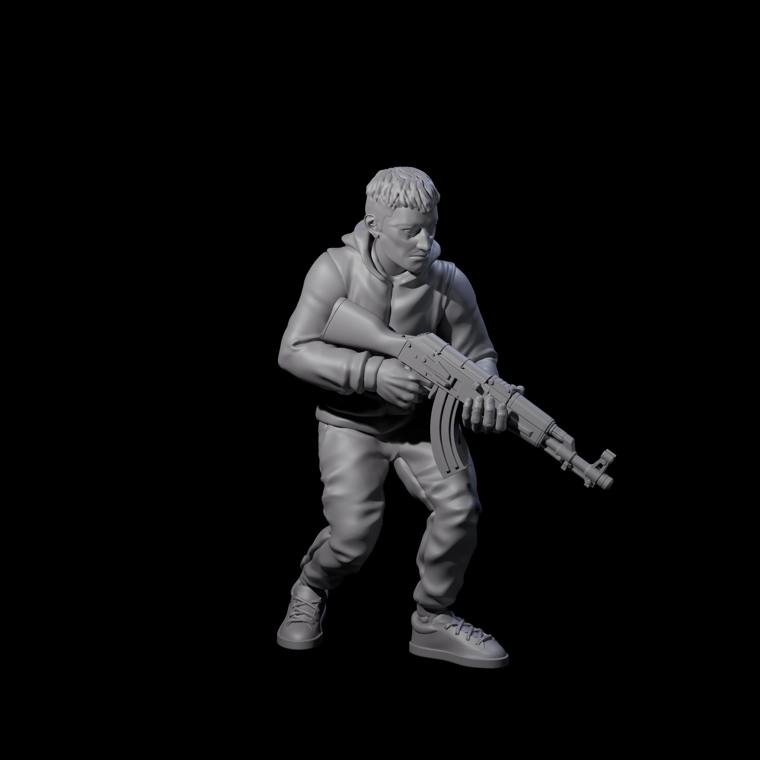 Scummy Russian Mercenary D Miniature for Dungeons and Dragons, Pathfinder or other TTRPGs