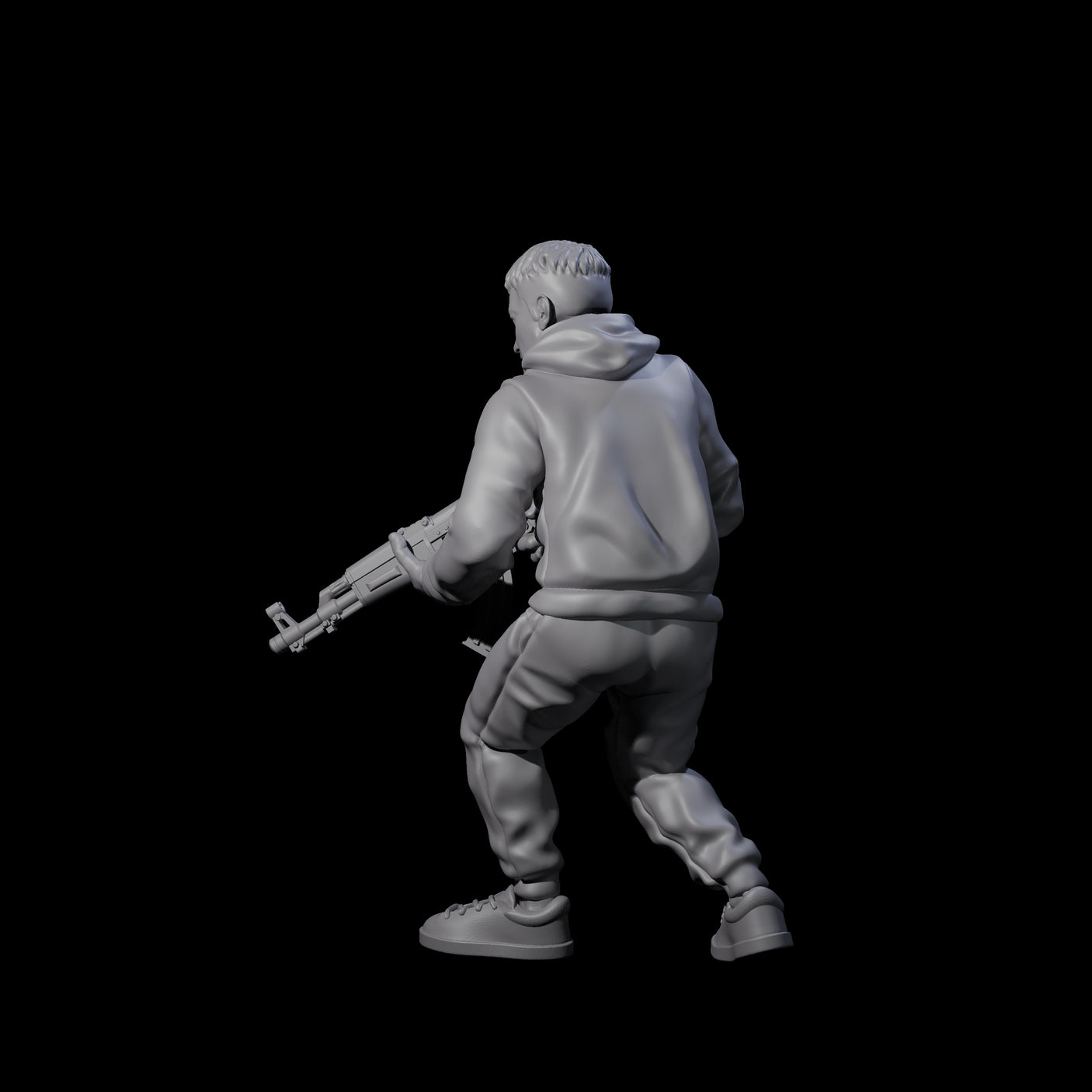 Scummy Russian Mercenary D Miniature for Dungeons and Dragons, Pathfinder or other TTRPGs