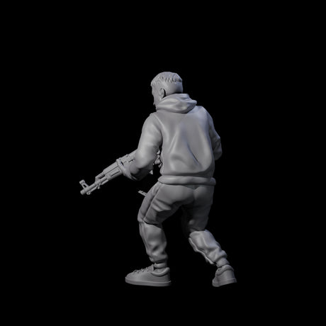 Scummy Russian Mercenary D Miniature for Dungeons and Dragons, Pathfinder or other TTRPGs