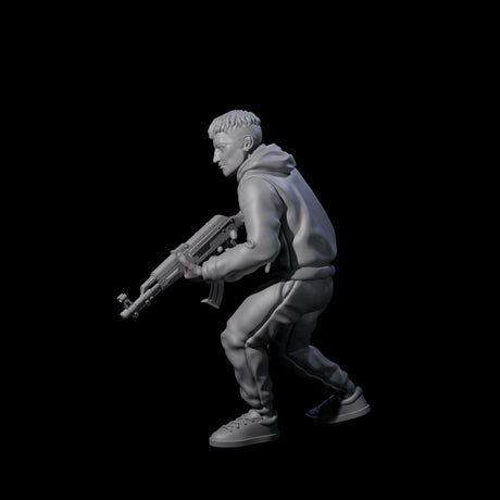 Scummy Russian Mercenary D Miniature for Dungeons and Dragons, Pathfinder or other TTRPGs