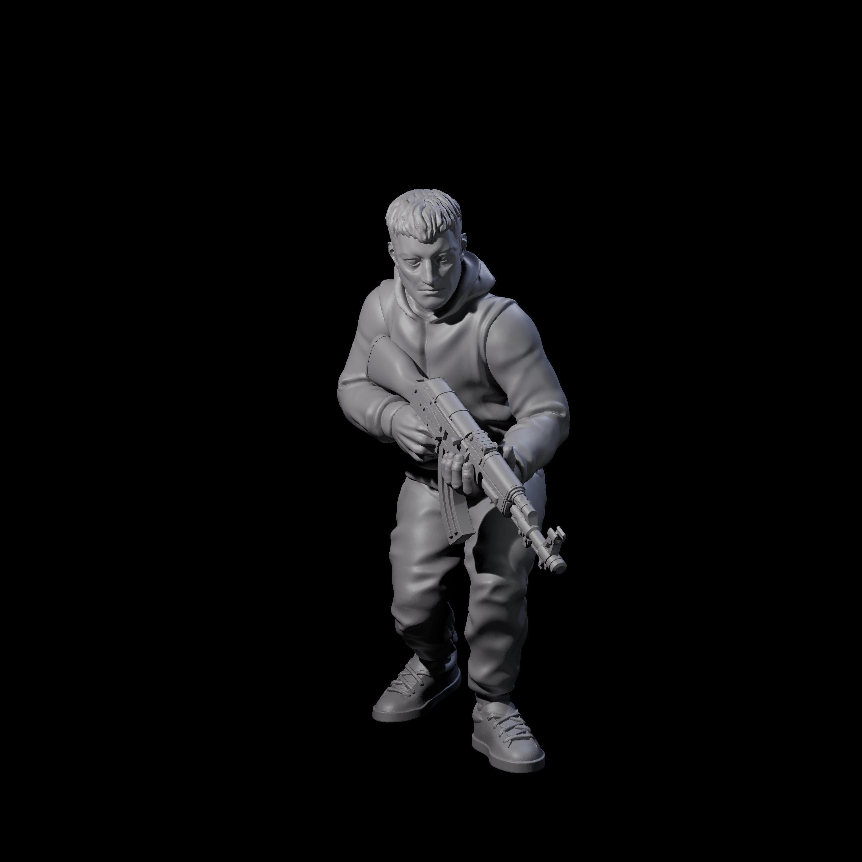 Scummy Russian Mercenary D Miniature for Dungeons and Dragons, Pathfinder or other TTRPGs