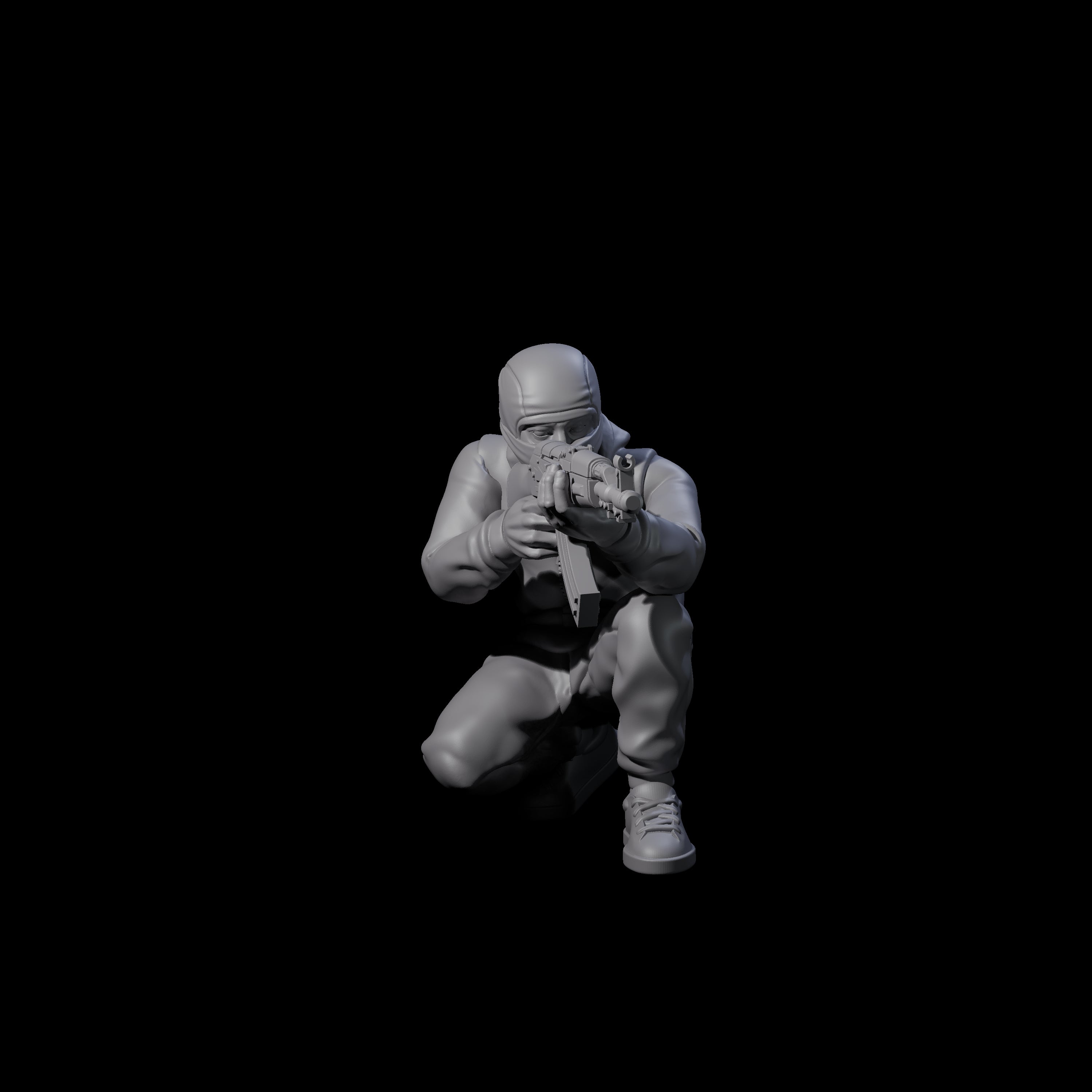 Scummy Russian Mercenary E Miniature for Dungeons and Dragons, Pathfinder or other TTRPGs