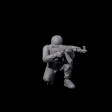Scummy Russian Mercenary E Miniature for Dungeons and Dragons, Pathfinder or other TTRPGs