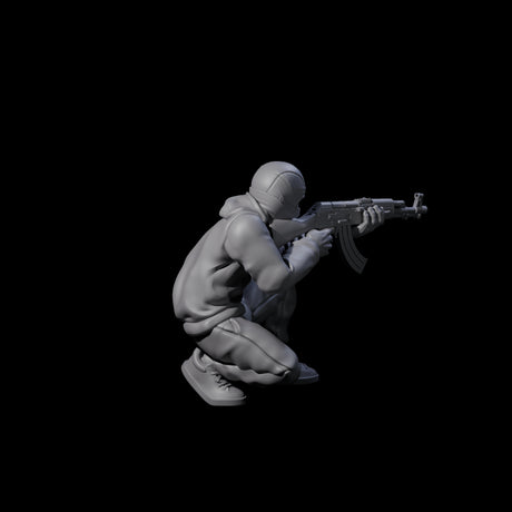 Scummy Russian Mercenary E Miniature for Dungeons and Dragons, Pathfinder or other TTRPGs