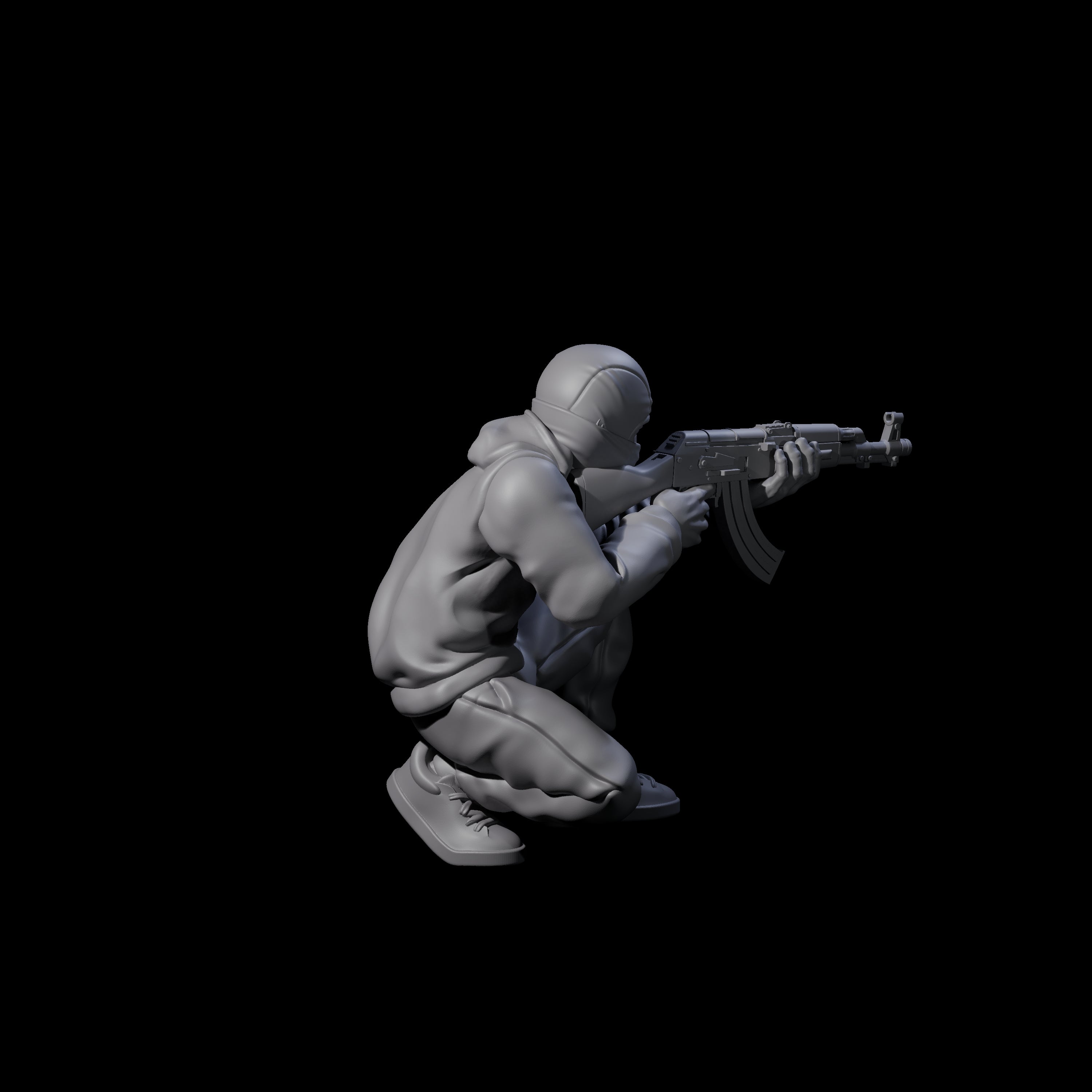 Scummy Russian Mercenary E Miniature for Dungeons and Dragons, Pathfinder or other TTRPGs