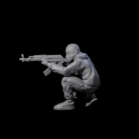 Scummy Russian Mercenary E Miniature for Dungeons and Dragons, Pathfinder or other TTRPGs