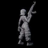 Scummy Russian Mercenary F Miniature for Dungeons and Dragons, Pathfinder or other TTRPGs