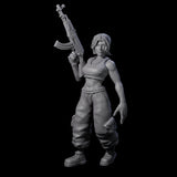 Scummy Russian Mercenary F Miniature for Dungeons and Dragons, Pathfinder or other TTRPGs