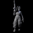 Scummy Russian Mercenary F Miniature for Dungeons and Dragons, Pathfinder or other TTRPGs