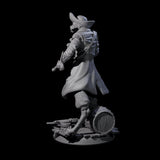 Scurvy Tabaxi Pirate Miniature for Dungeons and Dragons, Pathfinder or other TTRPGs