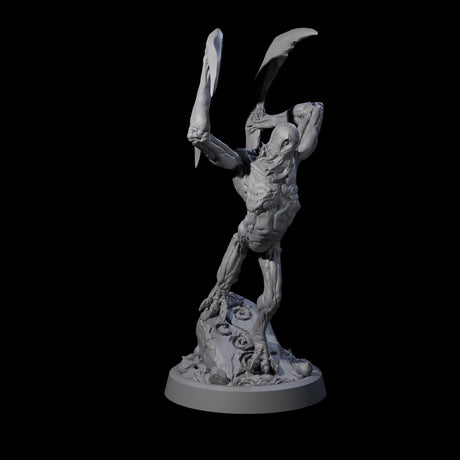 Scythe Wielding Velstrac A Miniature for Dungeons and Dragons, Pathfinder or other TTRPGs