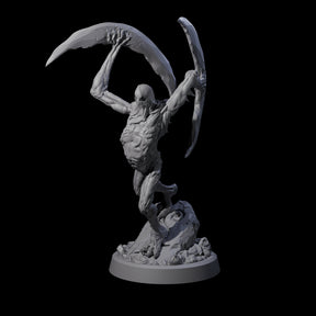 Scythe Wielding Velstrac A Miniature for Dungeons and Dragons, Pathfinder or other TTRPGs