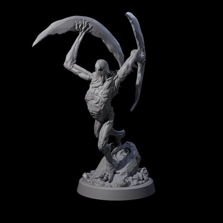 Scythe Wielding Velstrac A Miniature for Dungeons and Dragons, Pathfinder or other TTRPGs
