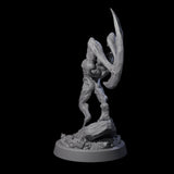Scythe Wielding Velstrac C Miniature for Dungeons and Dragons, Pathfinder or other TTRPGs