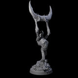 Scythe Wielding Velstrac D Miniature for Dungeons and Dragons, Pathfinder or other TTRPGs