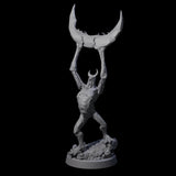 Scythe Wielding Velstrac D Miniature for Dungeons and Dragons, Pathfinder or other TTRPGs