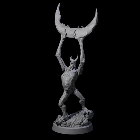 Scythe Wielding Velstrac D Miniature for Dungeons and Dragons, Pathfinder or other TTRPGs